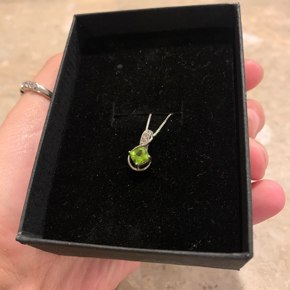 Periodt necklace white topaz sterling silver - Picture 2 of 6